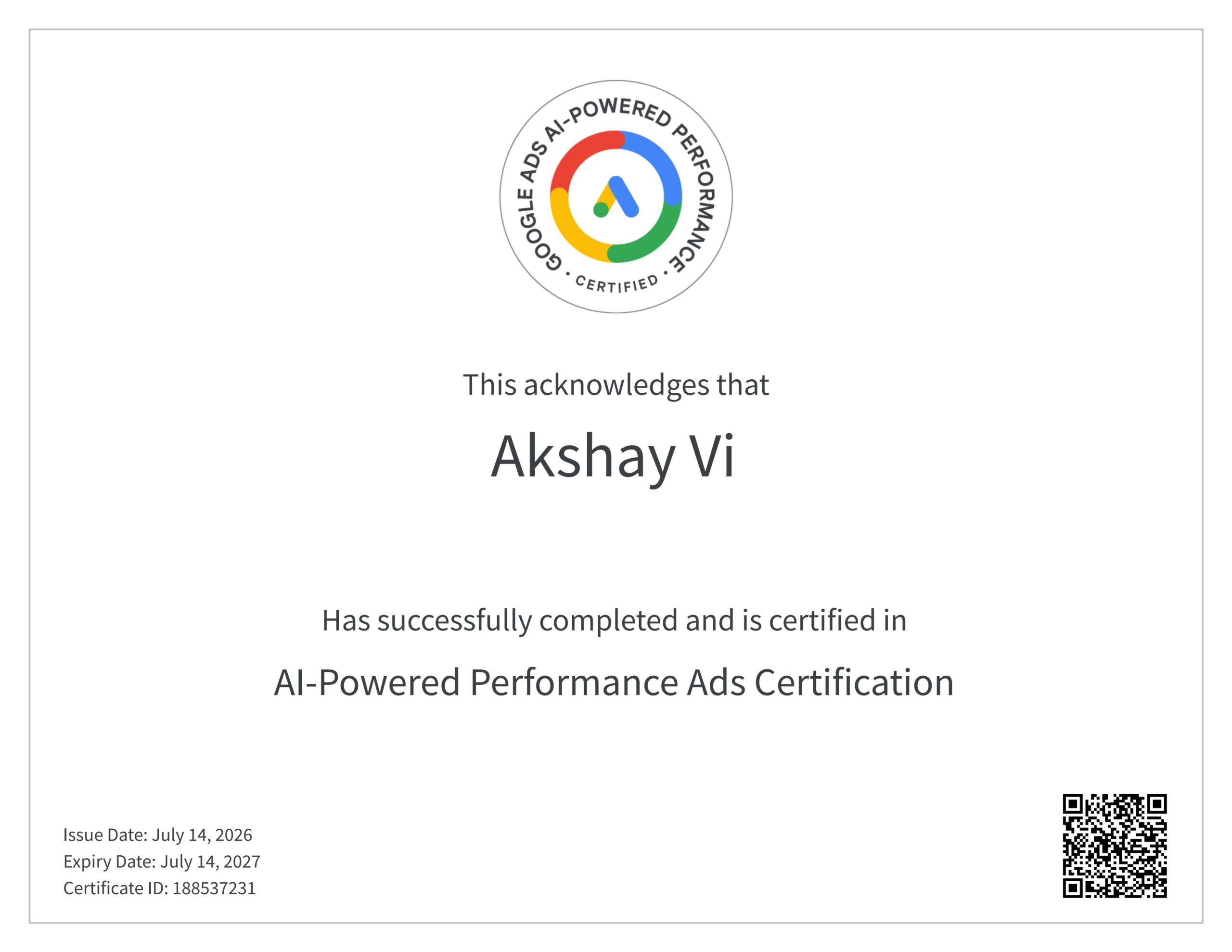 Google Performance ADS